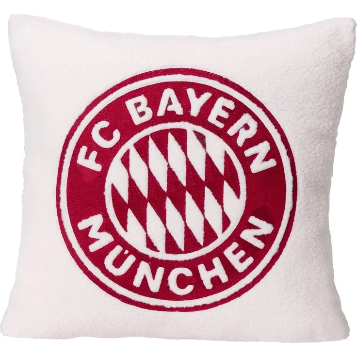 FC Bayern München Kopfkissen FC Bayern München Dekokissen I Sofakissen I Sherpa I Weiß I 45 x 45 cm – Bild 6