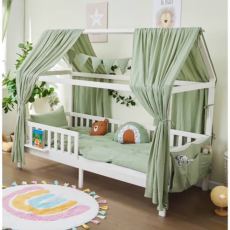 Hausbett CLOUD 90 x 200 cm - mit Matratze - FSC 100%