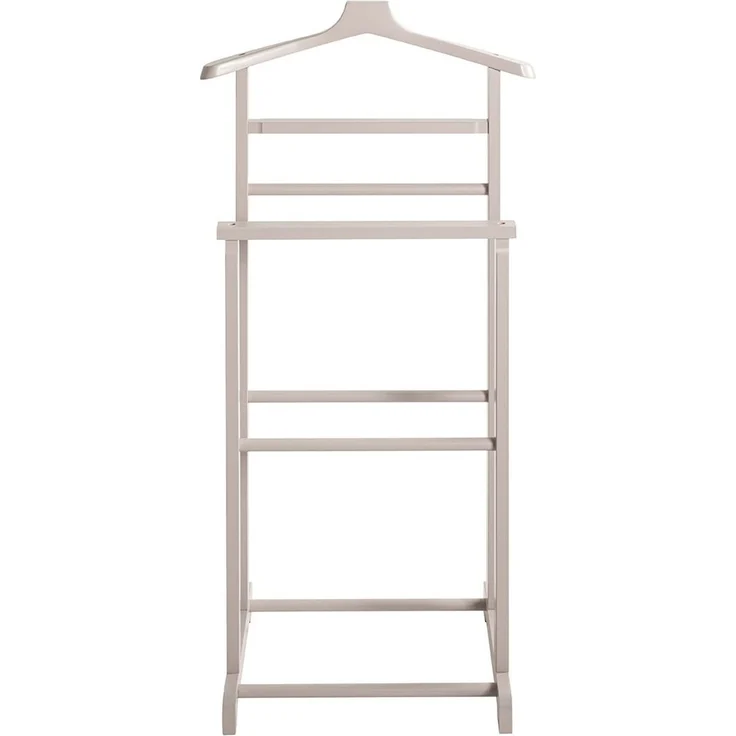 Haku Herrendiener aus Bambus, kaschmir lackiert, Scandinavian-Stil, freistehend, belastbar bis 15 kg, 48x36x97 cm – Bild 4
