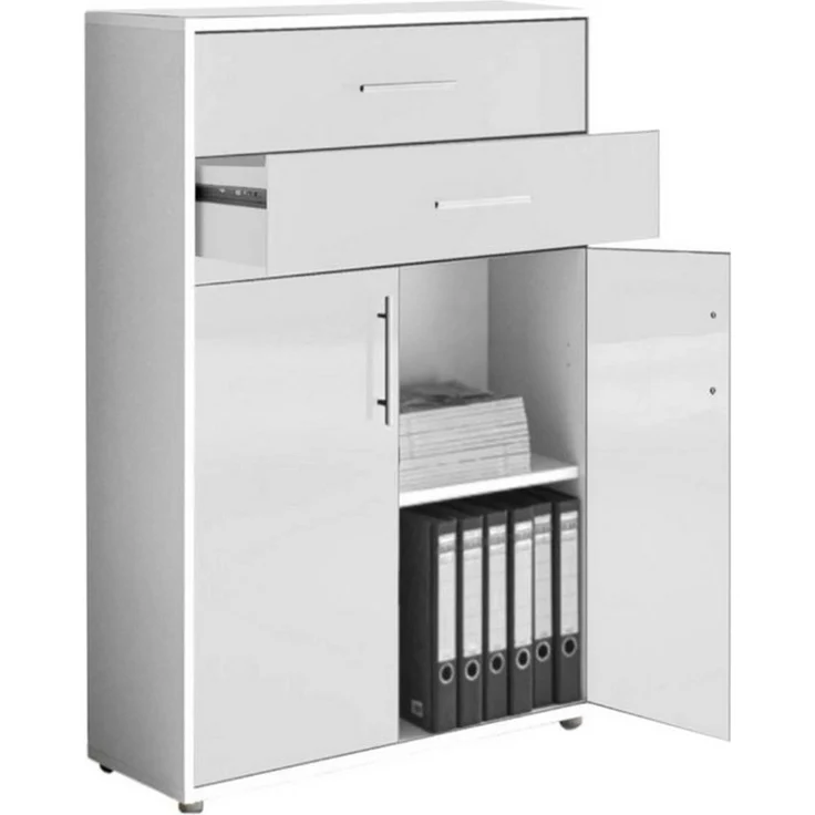 BMG Möbel Aktenschrank Office Edition (2er Set Schubkastenschrank) 168,8 x 113,6 x 33 cm, Made in Germany – Bild 4