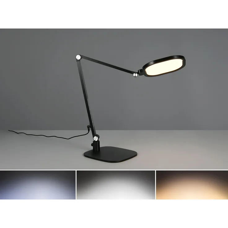 Schreibtischlampe SERVO LED dimmbar klemmbar 3 Lichtfarben inkl. Tageslicht 58cm