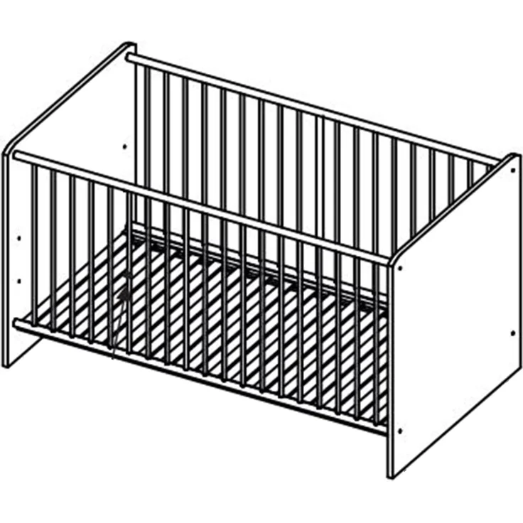 möbelando Babymöbel-Set Babyzimmer (4-teilig) "Floris II", (4-tlg), cm – Bild 8