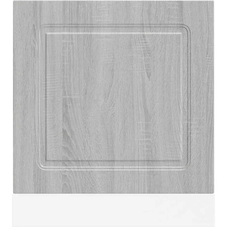 Geschirrspülerblende, Geschirrspülerfront Kalmar Grau Sonoma 60x1,5x67 cm – Bild 4