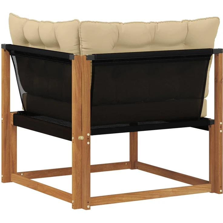 vidaXL Outdoor Ecksofa Massivholz Akazie Natur 900640 – Bild 6