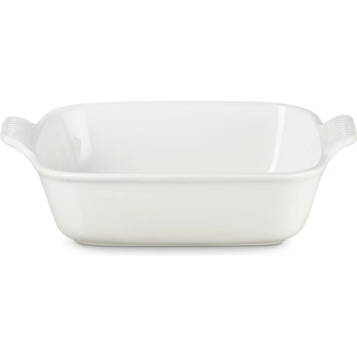 LE CREUSET Auflaufform Auflaufform Tradition quadratisch meringue 23cm, Steinzeug – Bild 5