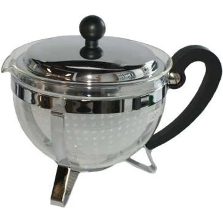 Bodum Chambord Teebereiter mit Kunststofffilter und Edelstahldeckel 1 L glänzend – Bild 2