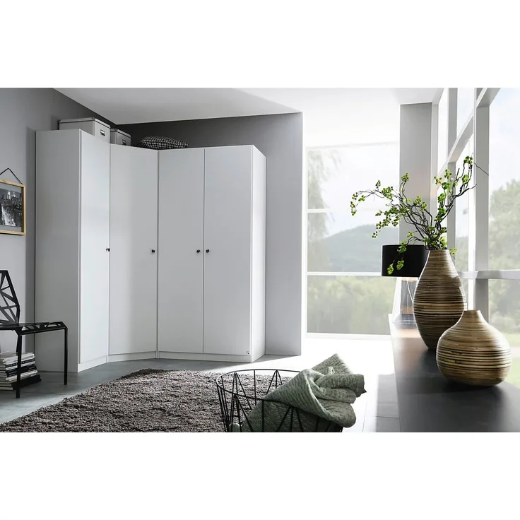 rauch Schlafzimmer-Set Kleiderschrank Schrank Garderobe Schlafzimmer Büroschrank BUCHHOLZ, (mit Schloss, Aufstellmaß 130x162 cm, Schränke variabel stellbar), (3-tlg) mit abschließbaren Türen MADE IN GERMANY