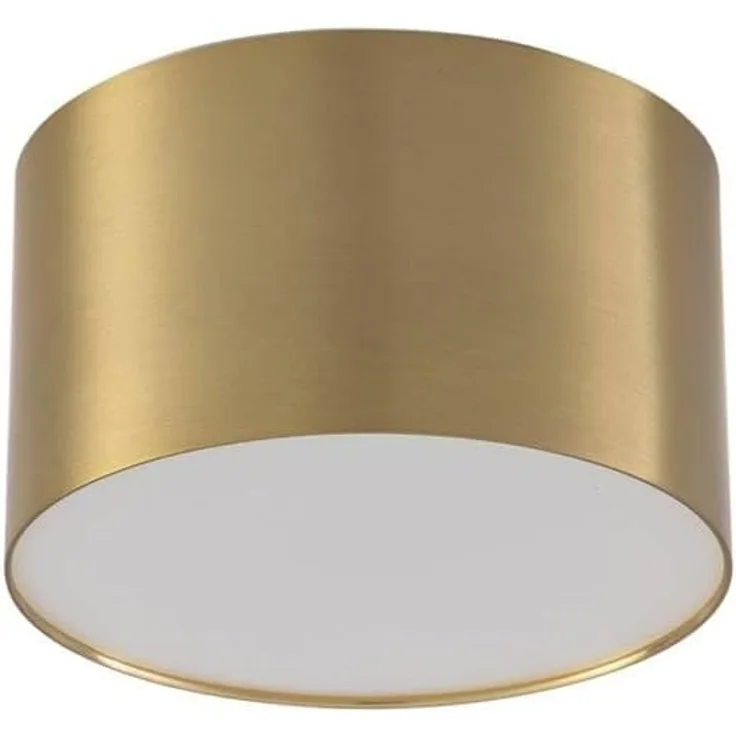 Lindby Deckenstrahler Nivoria, LED, Metall, Gold / Messing warmweiß IP20, LED 9 W gesamt, warmweiß