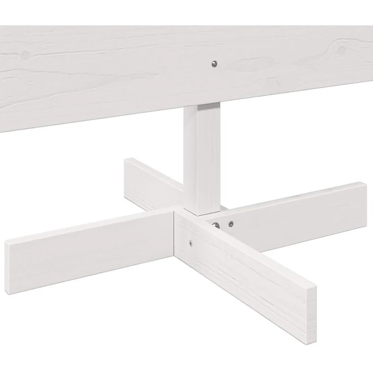 vidaXL Weihnachtsbaum zum Schmücken Weiß 180 cm Massivholz Kiefer 858196 – Bild 5