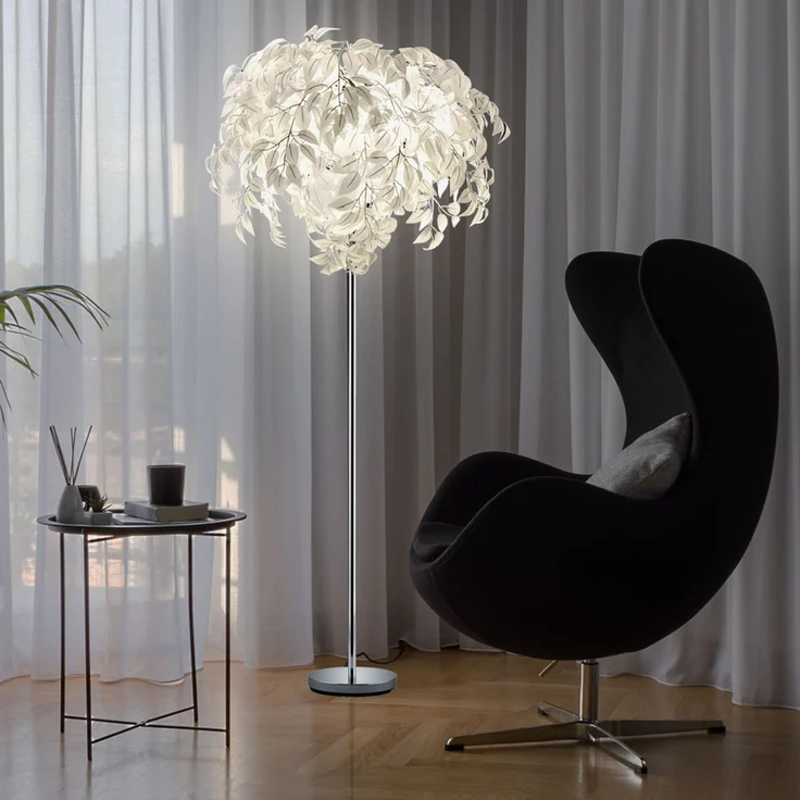 LED Blätter-Design Leuchte in weiß für den Wohnraum – Bild 6
