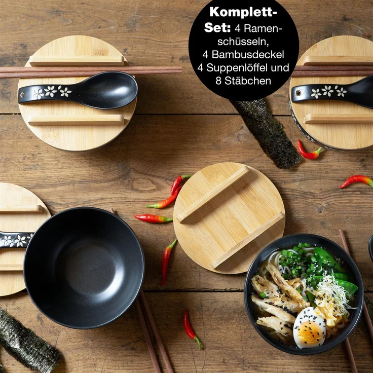 Moritz & Moritz 4x Ramen mit Blumen – Bild 3