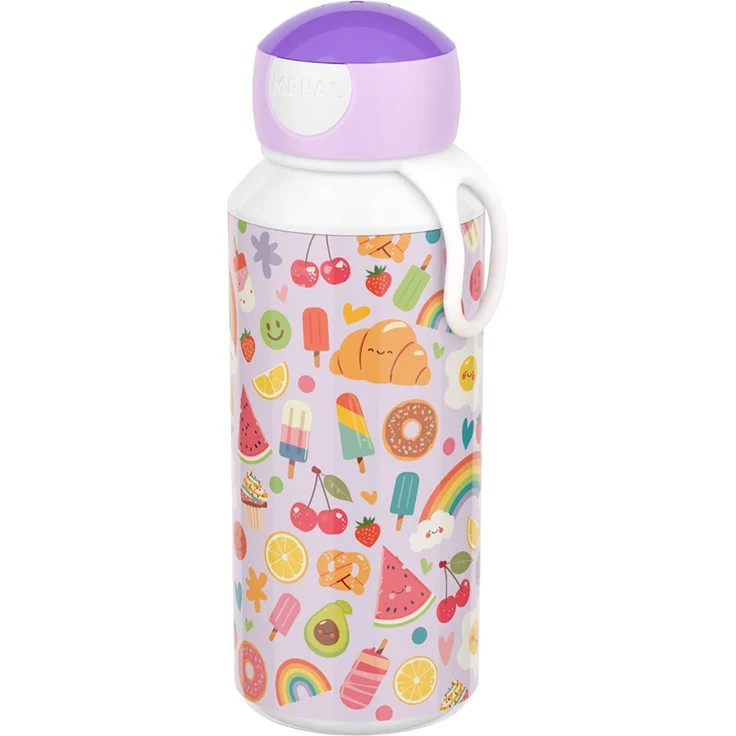 Mepal CAMPUS Trinkflasche Pop-Up 400 ml Food Fest (2025) – Bild 2