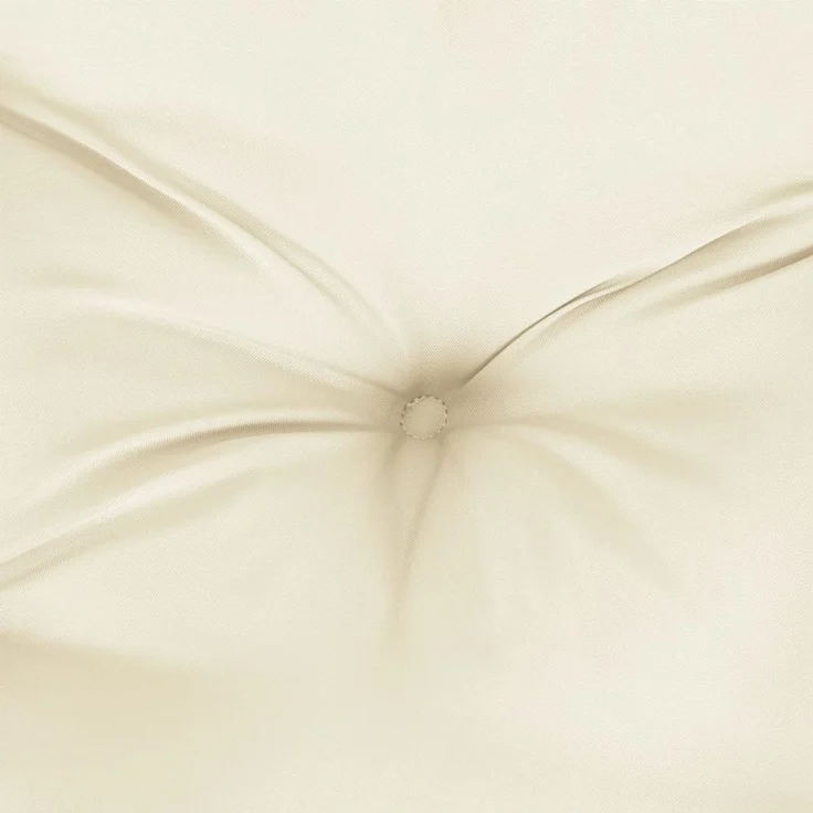 vidaXL Palettenkissen Creme 70 x 40 x 12 cm Stoff – Bild 7