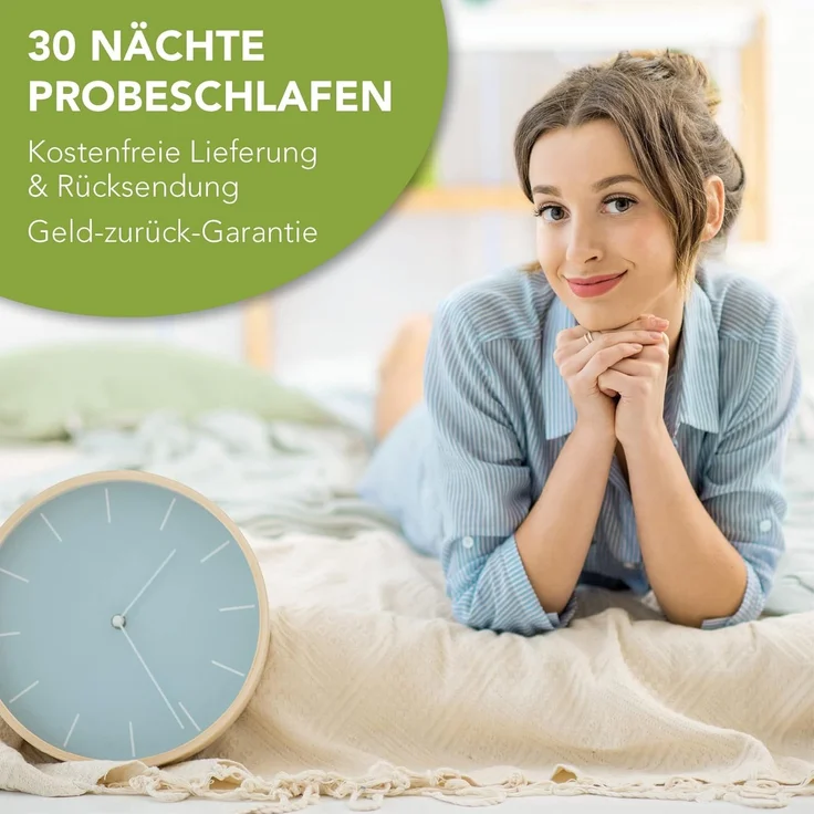 Dreamstar, Topper Easy Flex, ergonomischer 7-Zonen Matratzentopper zum Wenden, 10 cm hoch, Duo Härtegrad H3 und H4, verschiedene Größen, Komforthöhe 10 cm – Bild 7