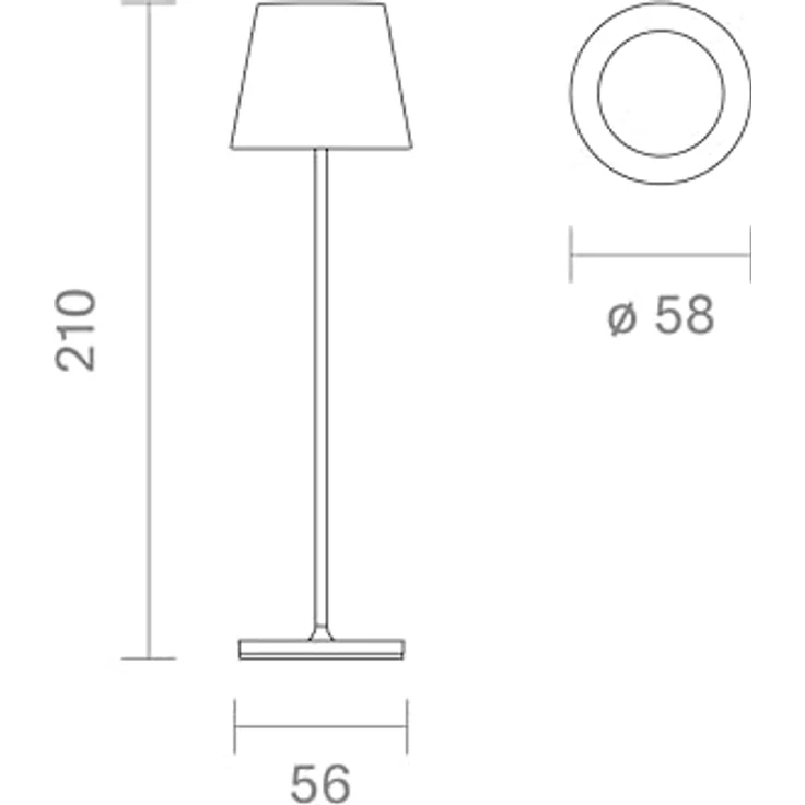 SIGOR LED Tischleuchte NUINDIE Pocket Graphitgrau, Dimmbar, 1 LED Platine, 2.700 K / 2.200 K – Bild 10