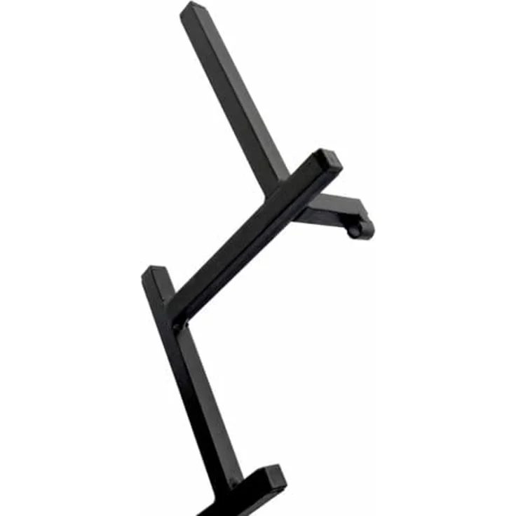 DanDiBo Wandgarderobe mit 10 Haken Garderobenhaken 96281 Garderobe Schwarz 80 cm Kleiderhaken Wandregal Haken – Bild 5