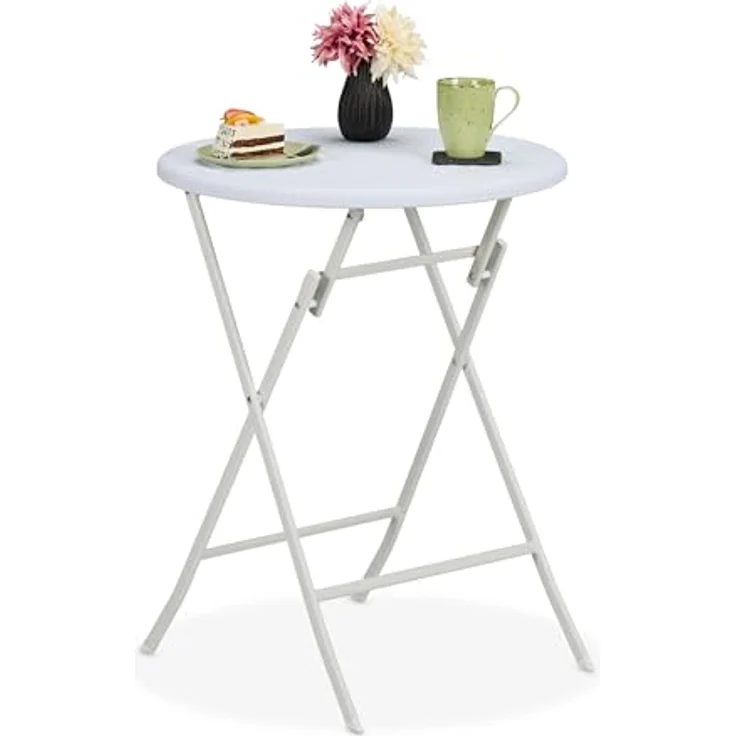 Runder Gartentisch in Rattan-Optik – Bild 2