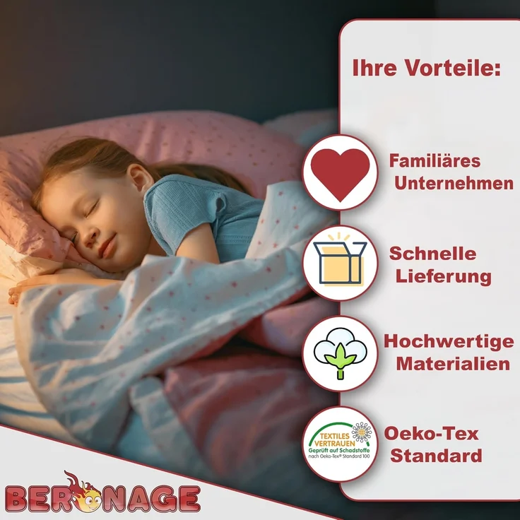 BERONAGE Jugendbettwäsche Marvel Logo Bettwäsche schwarz Linon / Renforcé, 2 teilig, 135x200 + 80x80 cm – Bild 7