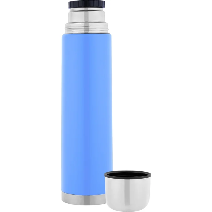 Isolierflasche 1 L , farbig Hellblau – Bild 4