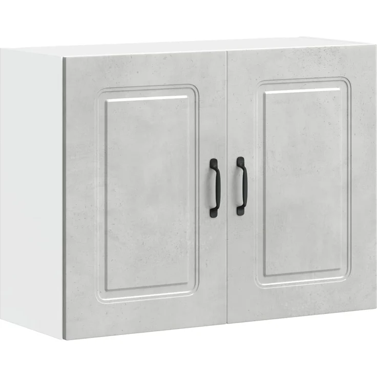 vidaXL Küchen-Hängeschrank Kalmar Betongrau Holzwerkstoff 853591 – Bild 7