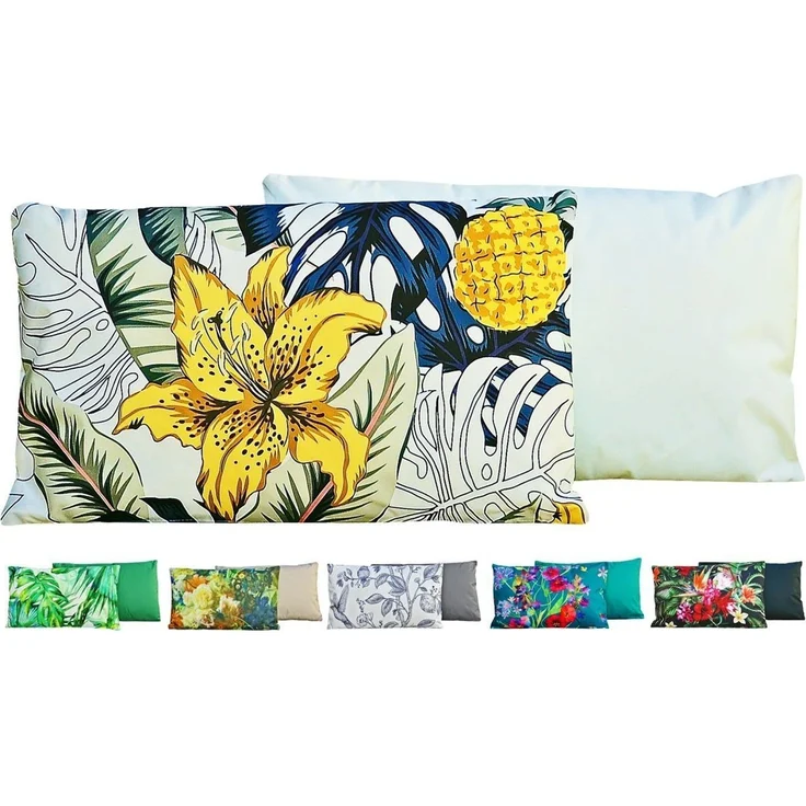 JACK Dekokissen Outdoor Lounge Kissen 30x50cm Motiv inkl. Füllung, mit Lotus-Effekt, Robust, Strapazierfähig, für Innen & Außen geeignet – Bild 1