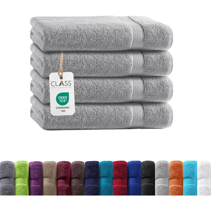 TRENDBUY24 Handtuch Set Handtücher Duschtücher Gästetücher Baumwolle Frottee Premium 4er Set, 100% Baumwolle (4-St), Duschtuch – Bild 1