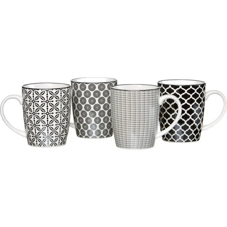 Ritzenhoff & Breker Takeo Mixed Kaffeebecher 350 ml 4er Set