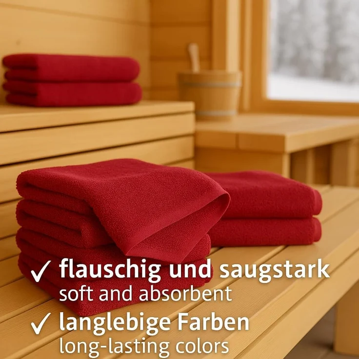Betz Handtücher 6 Stück PALERMO Handtuch-Set, 100% Baumwolle – Bild 5
