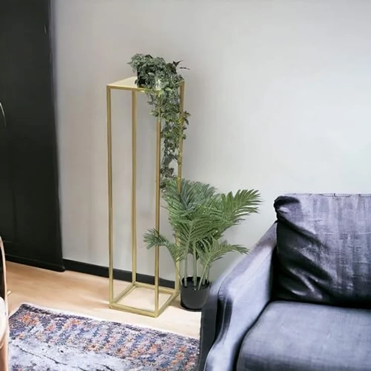 DanDiBo Blumenhocker eckig, Metall, Gold, 1 Stück, 100 x 24 x 24 cm – Bild 6