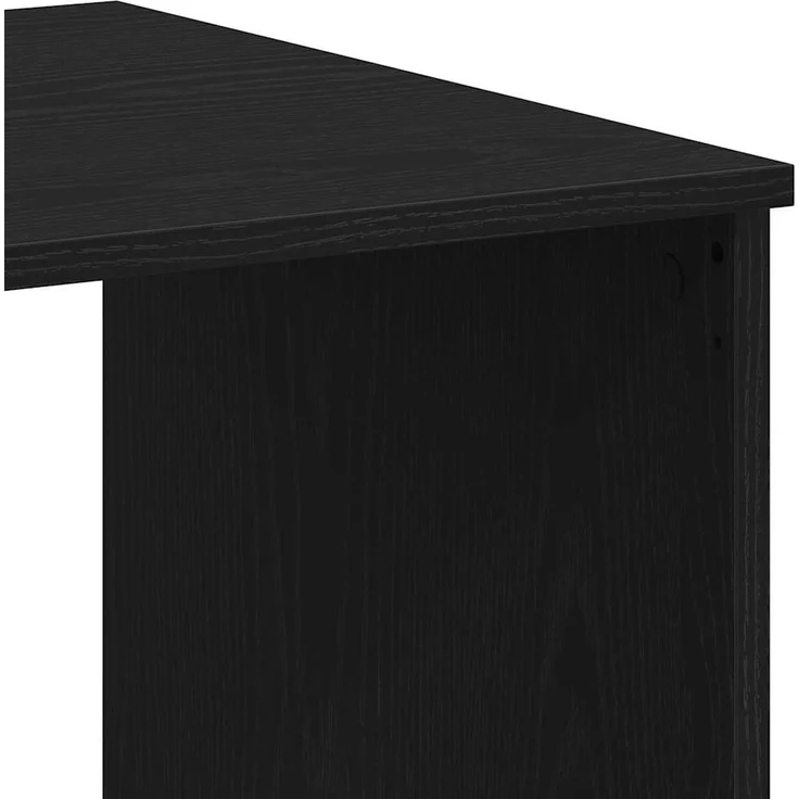vidaXL Schreibtisch mit Schubladen Schwarz Eichen-Optik 102x50x76 cm 861993 – Bild 9
