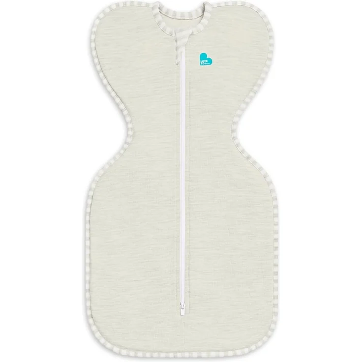 Love To Dream Swaddle Up™ Pucksack, Neugeborene 2,2–3,8 kg, Sand Dollar, Gute Passform, unterstützt gesunden Schlaf, 1,0 Tog – ideal für 20–24 °C, maschinenwaschbar