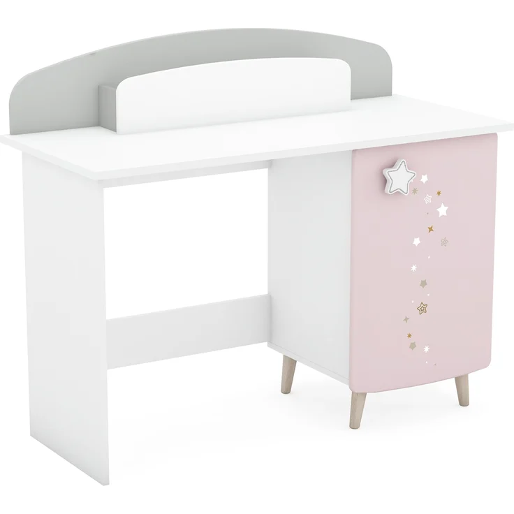 Jugendzimmer-Set >Savannah< (5-teilig) in Weiß – Bild 5