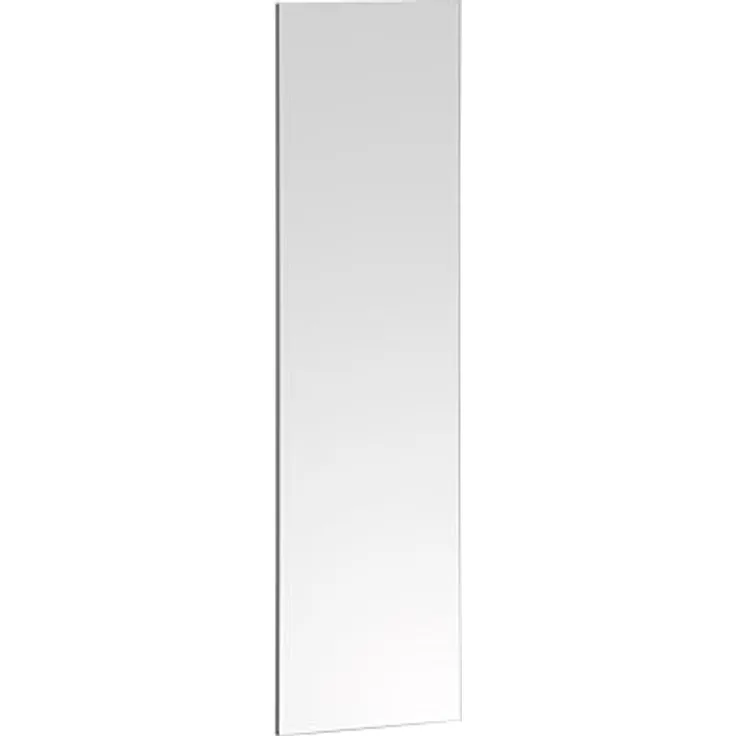 MID.YOU Wandspiegel, rechteckig aus Glas und Holzwerkstoff, 29.9x110.5x30 cm