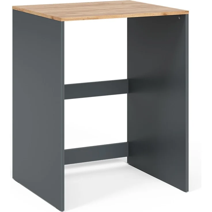 Waschmaschinenschrank Viktor Anthrazit/Goldkraft Eiche 68 x 88.2 cm Vicco – Bild 1