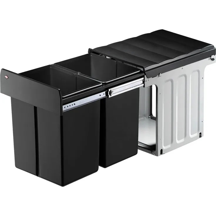 WESCO 887911-11 Abfallsorter DOUBLE MASTER MAXI 40 DT ab 40 cm Schrankbreite / Abfallvolumen 40 Liter (2x20) / Profiline 40 DT