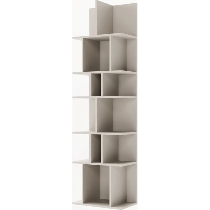 Selsey 'Bemmi' Wandregal, greige, ca. 180 x 50 x 30 cm – Bild 6