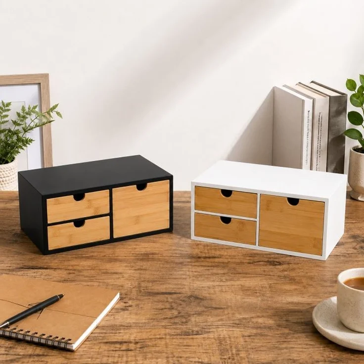 Relaxdays Schubladenbox 3 Schubladen – Bild 6