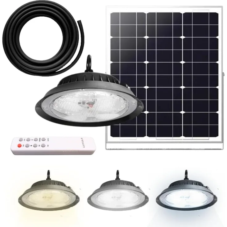 LUXULA Solar LED-Hängeleuchten-CCT, 100 W, 1200 lm
