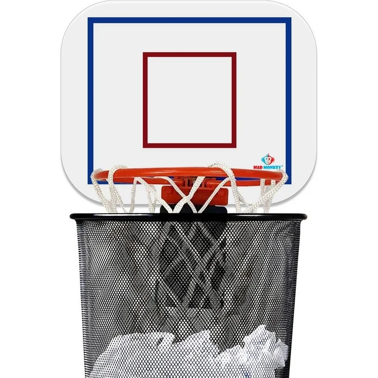 Mad Monkey Mülleimer Mad Monkey - Ansteckbarer Basketballkorb für den Mülleimer – Bild 1