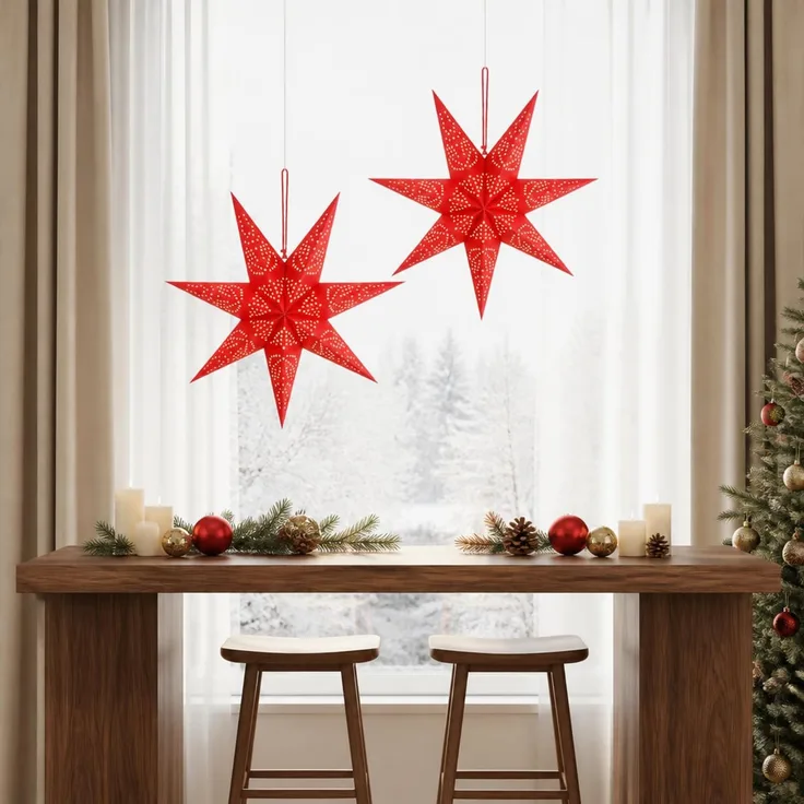 vidaXL Weihnachtsbeleuchtung RAAHE 2 stk. 10 LEDs Warmes Weiß 42056656
