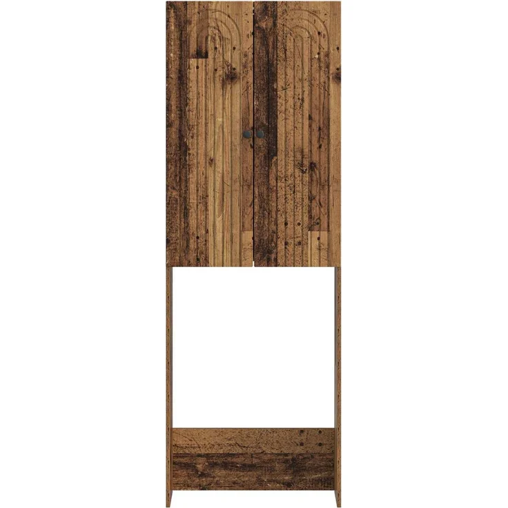 vidaXL Toilettenschrank ALKMAAR Altholz 66 x 25,5 x 190 cm 896263 – Bild 3