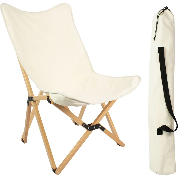 osoltus Holz Faltsessel Sessel Campingsessel Jessi Sahara natur – Bild 1