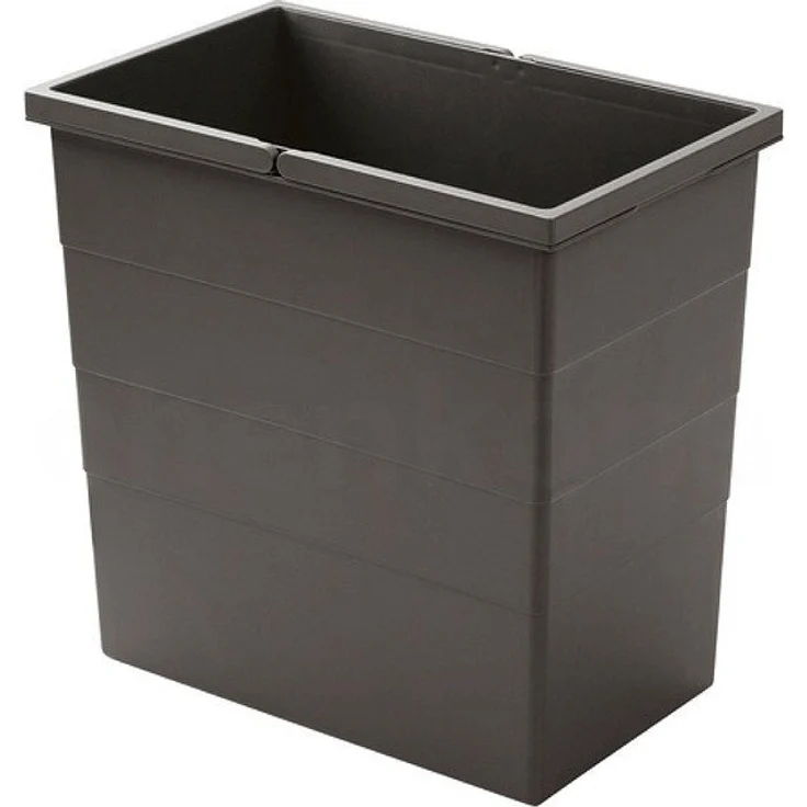 Hailo Einbaumülleimer 28 Liter Inneneimer 1132979 slategrey 385 x 242 x 380 mm, Hailo 28 Liter Inneneimer 1132979 slategrey 385 x 242 x 380 mm – Bild 1