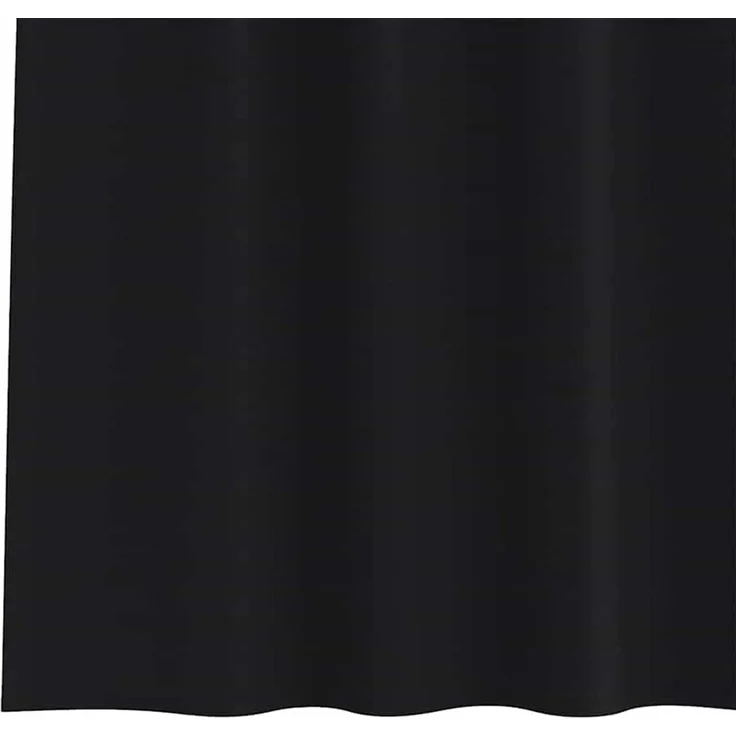 Verdunkelungs-Vorhänge | für Wohnzimmer & Schlafzimmer mit Ringen 2 pcs Schwarz 175 x 140 cm – Bild 6