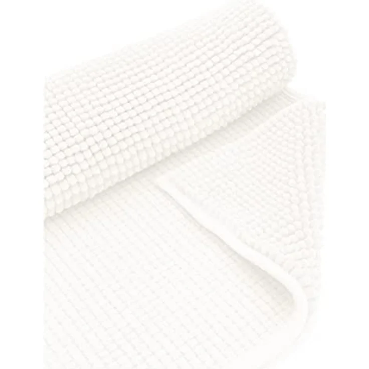 heimtexland Badematte Badvorleger Chenille Badteppich Duschvorleger, rutschhemmend beschichtet, Fußbodenheizung geeignet, fußbodenheizungsgeeignet, saugstark, schnell trocknend, strapazierfähig, rutschfest, Polyester, rechteckig, 45x50 cm, Hochflor, su... – Bild 7