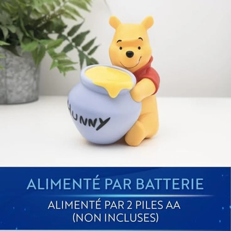 Paladone Winnie The Pooh Hunny Licht - Offiziell Lizenziertes tragbares Nachtlicht 16,5 cm (6,4"), Disney Lampe für Kinderzimmer oder Babyzimmer – Bild 2