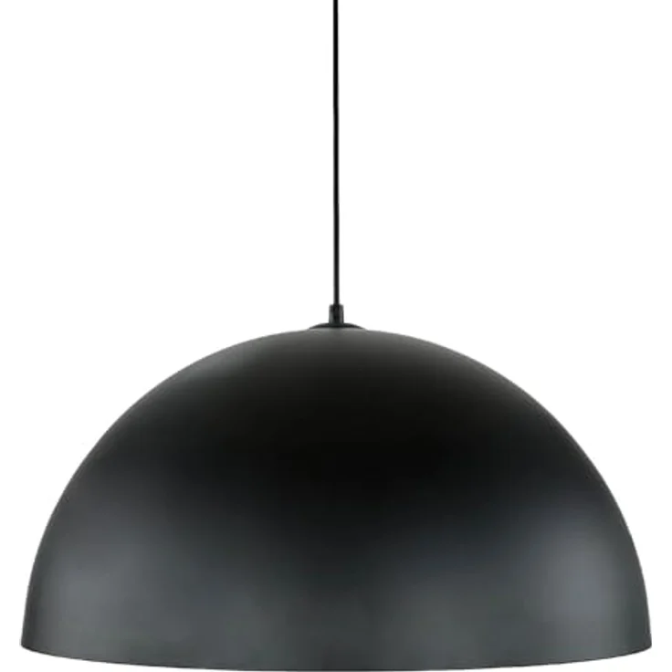 Licht-Erlebnisse Hängeleuchte Industrial Gold Schwarz matt, Ø50cm, E27, höhenverstellbare Pendellampe für Esszimmer und Wohnzimmer – Bild 3