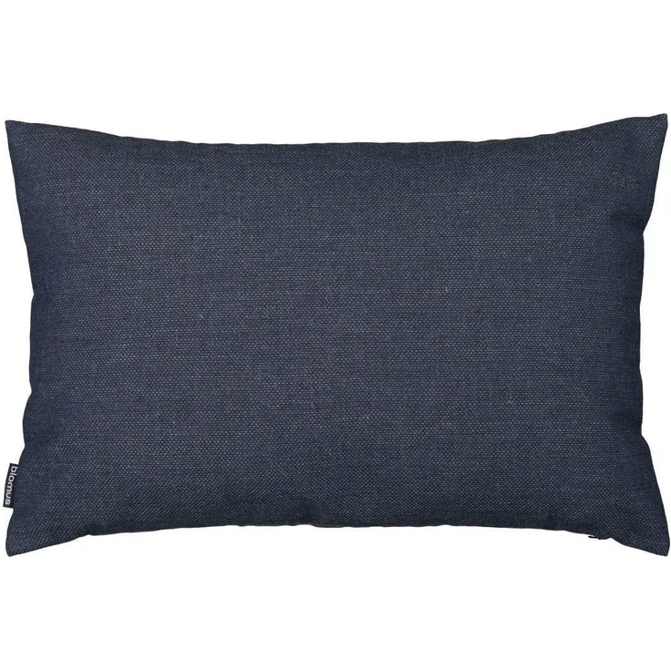 Blomus SIVO Kissen, Dekokissen, Kopfkissen, Wolle, Kunstfaser, midnight blue, 58x38 cm, 65889