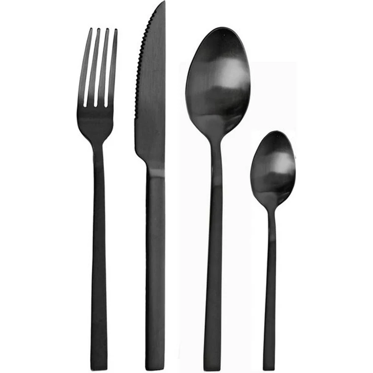 PINTINOX Besteck-Set 24 tlg. Tafelbesteck "DUKE" für 6 Personen (24-tlg), 6 Personen, Edelstahl, Spülmaschinengeeignet – Bild 4