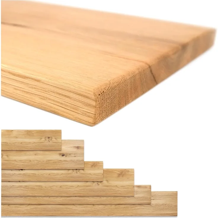 Natural Goods Berlin Regaleinsatz EICHE (1 St), Regalbohle, Regalbrett, Wandregalbrett, Eichenholz, B80 x T20cm